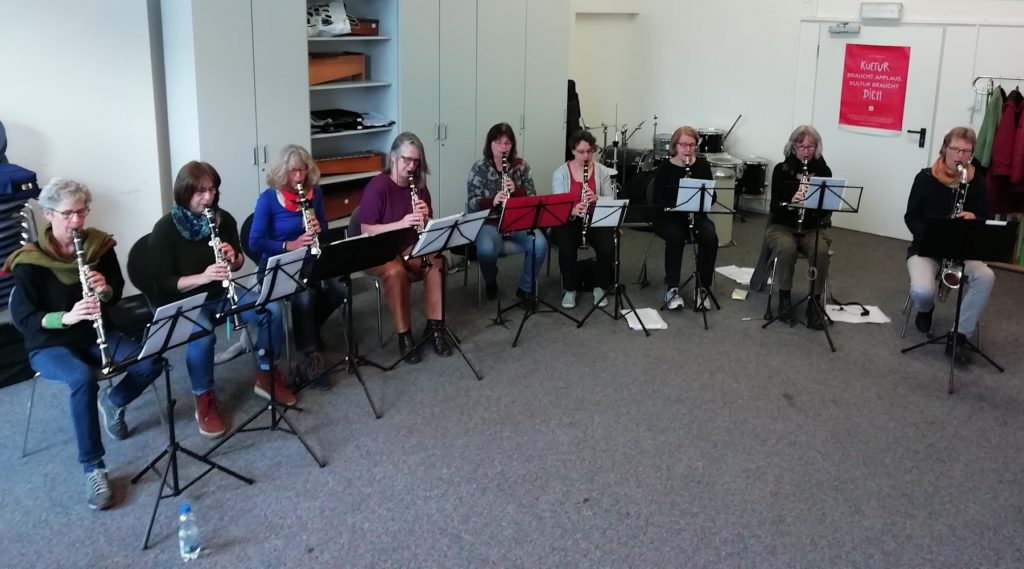 Klarinettenensemble "Halt die Klappe" - music loft | Freie Musikschule Aachen