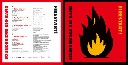 Bigband Soundbridge Projekt Firestart LP-Hülle - music loft | Freie Musikschule Aachen