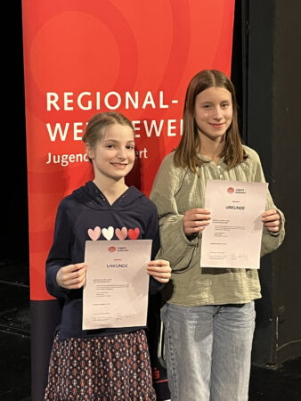 Erster Preis Harfenduo Jugend Musiziert Regionalwettbewerb - music loft | Freie Musikschule Aachen