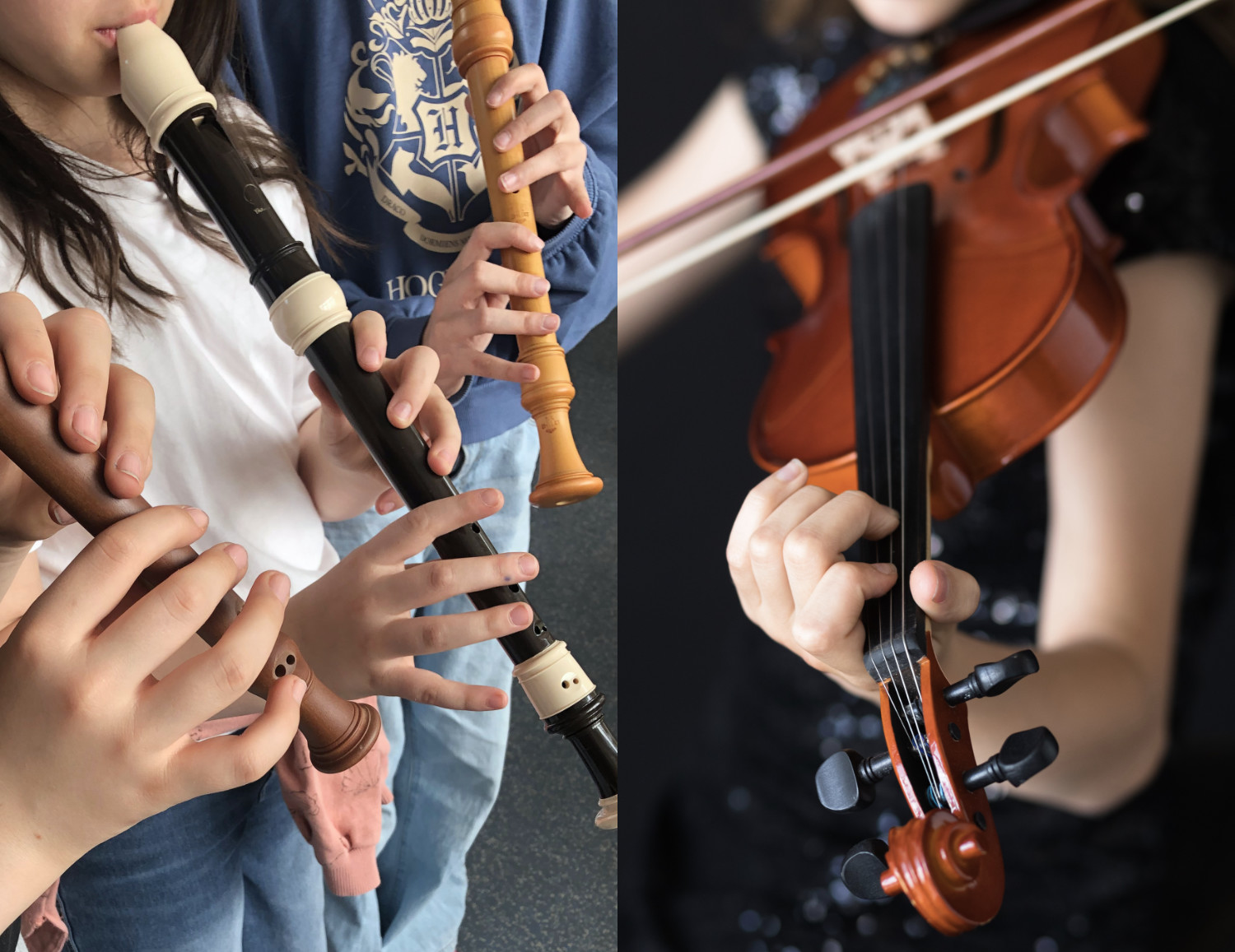Vorspiel Flöte, Geige und Bratsche - music loft | Freie Musikschule Aachen