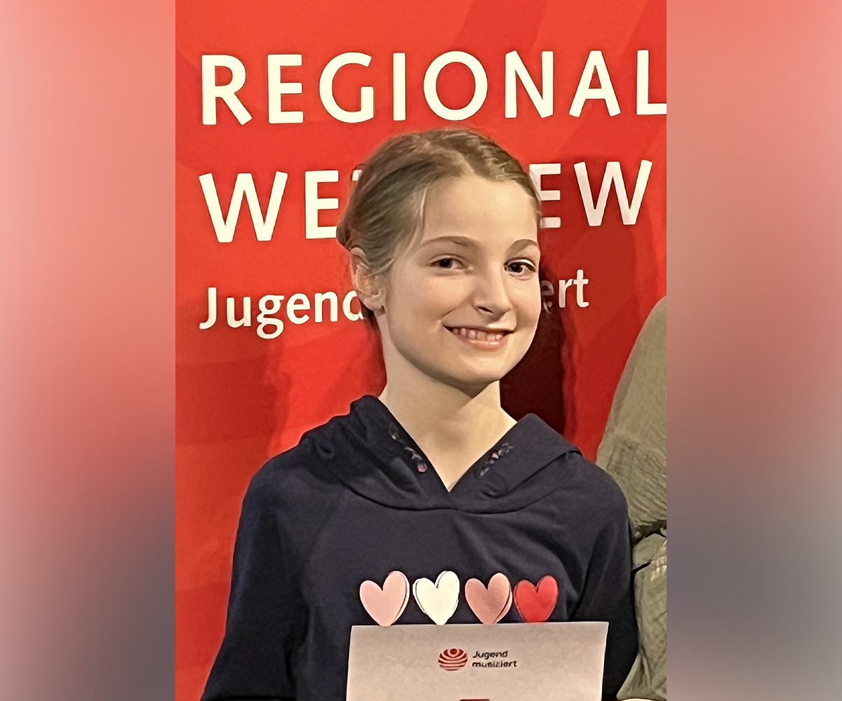 Erster Preis Jugend Musiziert Harfe Regionalwettbewerb - music loft | Freie Musikschule Aachen