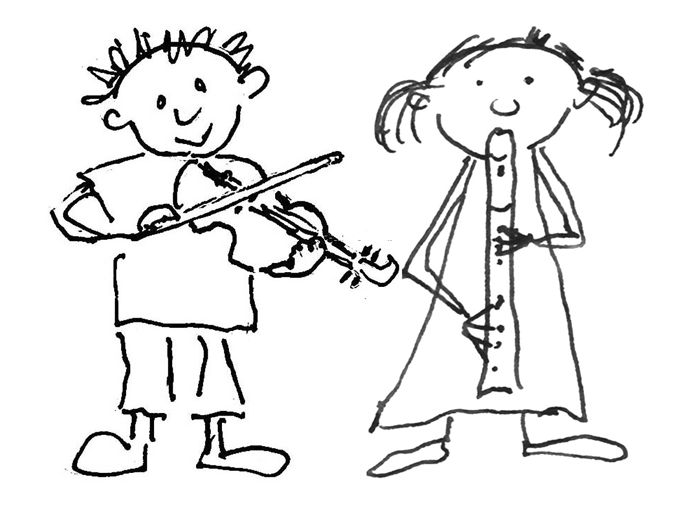 Sommervorspiel Flöte, Geige und Bratsche - music loft | Freie Musikschule Aachen